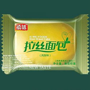龙海禧味拉丝面包凤梨味
