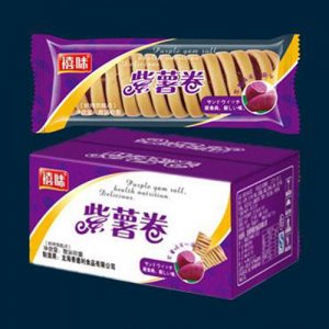 龙海禧味紫薯卷面包