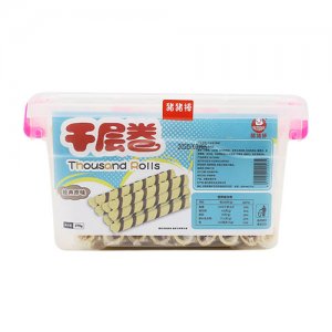 猪猪棒千层卷蛋卷原味270g休闲食品