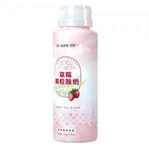 MalLIFE迈芙草莓果粒酸奶饮品310ml