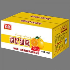 福建龙海禧味香橙蛋糕纸箱装