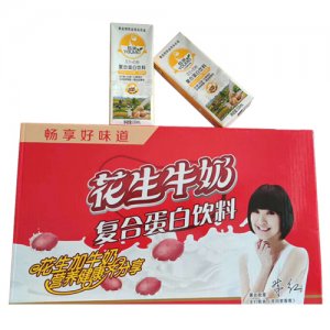 悠美花生牛奶复合蛋白饮料礼盒装