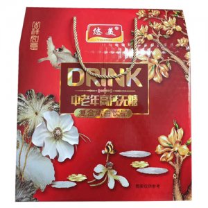 悠美中老年高钙无糖复合蛋白饮品礼盒装