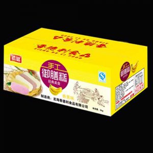 龙海禧味手工御膳糕香蕉味纸箱装