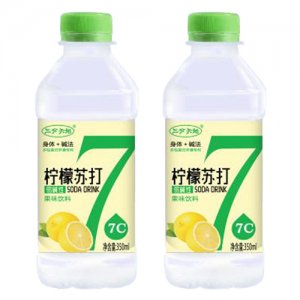 三分天地柠檬苏打果味饮料350ml