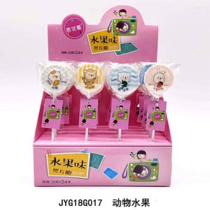 吉优菓动物水果照片糖水果味18gx24支