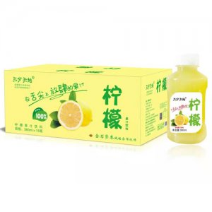 三分天地柠檬汁果汁饮料380mlx15