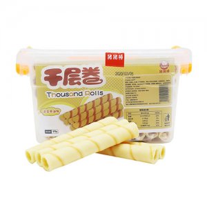 猪猪棒千层卷鸡蛋卷黄油味270g休闲食品