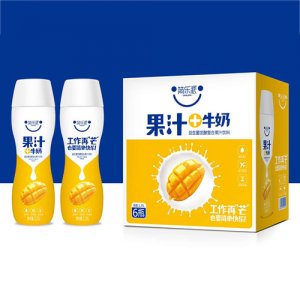 简乐派芒果牛奶复合果汁饮料