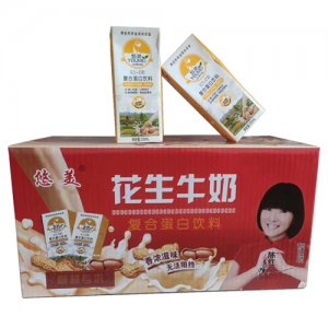 悠美花生牛奶复合蛋白饮品礼盒装
