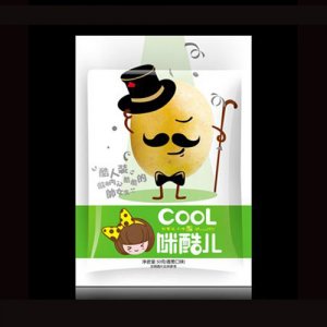 咪酷儿休闲零食京葱牛肉味薯条50g