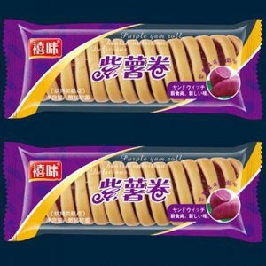 禧味紫薯卷面包袋装