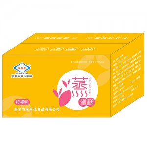 米米佳蒸蛋糕柠檬味蛋糕箱装