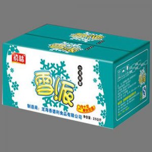 福建龙海禧味雪派糕点纸箱装