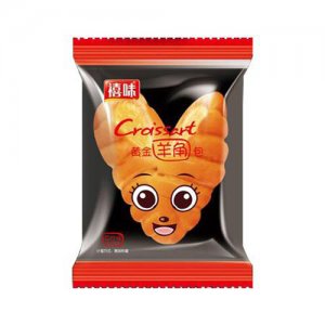 禧味黄金羊角豆沙味面包