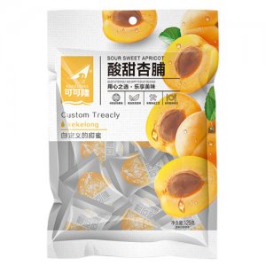 可可隆酸甜杏脯125g