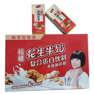 贵程核桃花生牛奶复合蛋白饮料礼盒装