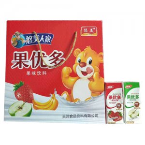 悠美果优多果味饮料礼盒装