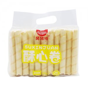 猪猪棒酥心卷鸡蛋卷黄油味320g休闲食品