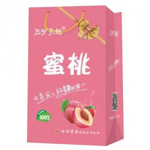 三分天地蜜桃果汁饮品礼盒