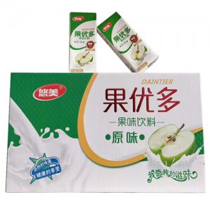 悠美果优多果味饮料原味礼盒装