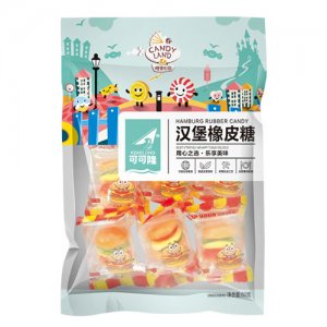 可可隆汉堡橡皮糖60g