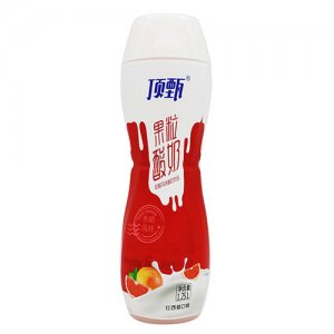 顶甄果粒酸奶红西柚味1.25L