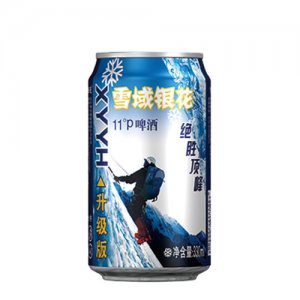 雪域银花绝胜顶峰啤酒罐装330ml11度