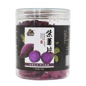 千家素果紫薯片100g
