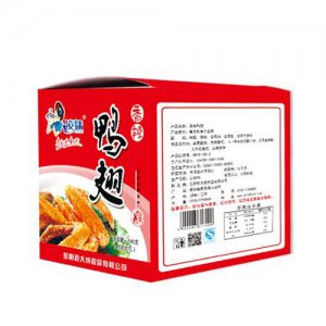 凌妹休闲食品香辣鸭翅18g×30包