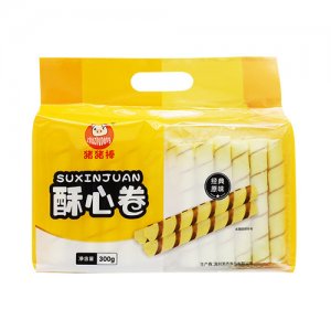猪猪棒酥心卷蛋卷原味300g休闲食品