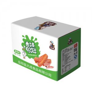凌妹休闲食品香辣鸭翅酱香味18g×20包