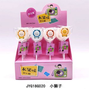 吉优菓小狮子照片糖水果味18gx24支