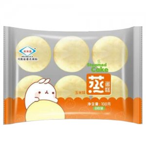 米米佳蒸蛋糕玉米味六粒装188g