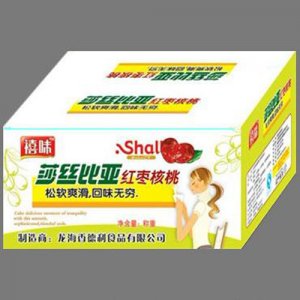 福建龙海禧味红枣核桃纸箱装