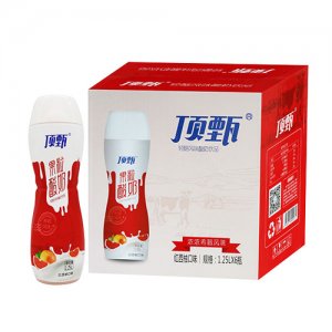 顶甄果粒酸奶红西柚味1.25Lx6瓶