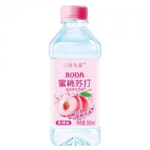 三分人家蜜桃苏打水饮料350ml