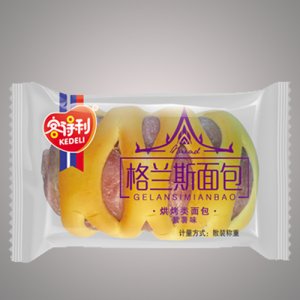 福建龙海客得利格兰斯面包紫薯味