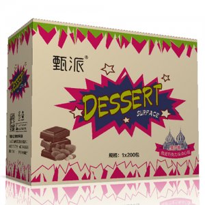 甄派俄罗斯紫皮巧克力点心面箱子200包