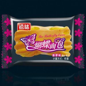 龙海禧味蝴蝶面包菠萝味