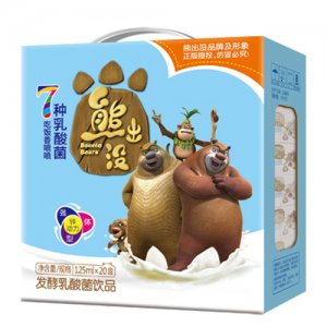 熊出没乳酸菌125mlx20盒(礼品装)