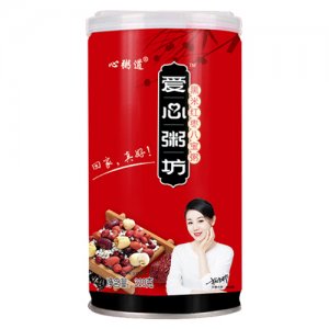 心粥道爱心粥坊黑米红枣八宝粥罐装320g