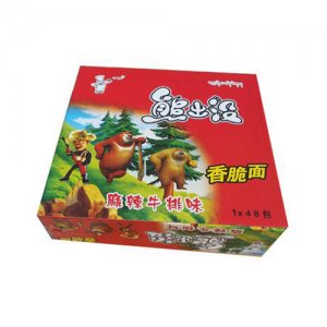 白豫熊出没香脆面-（麻辣牛排味）