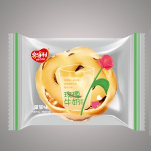 福建龙海客得利玫瑰牛奶面包草莓味