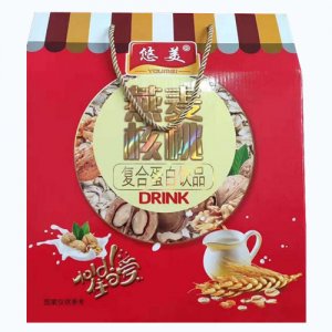悠美燕麦核桃复合蛋白饮品礼盒装