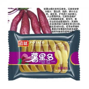 禧味薯里多紫薯面包袋装
