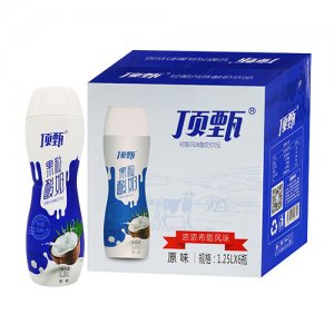 顶甄果粒酸奶原味1.25Lx6瓶