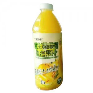 三稞菓仔益生菌菠萝复合果汁饮料1.25L