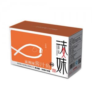 凌妹休闲食品盐焗味酱汁鱼16g×20包