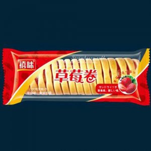福建龙海禧味草莓卷面包